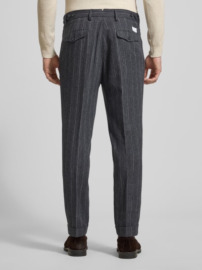 Manuel Ritz Hose mit Umschlag und Gesäßtaschen Marine 5