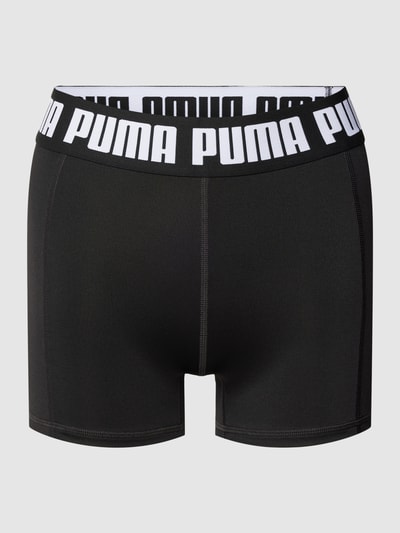 PUMA PERFORMANCE Korte broek met labelprint, model 'Train' Zwart - 2