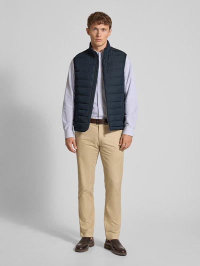 Christian Berg Men Steppweste mit Eingrifftaschen Marine 1