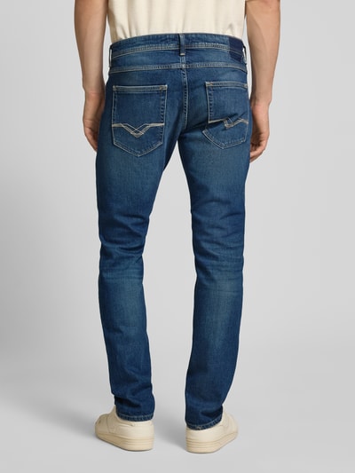 Replay Tapered Fit Jeans im 5-Pocket-Design Modell 'WILLBI' Jeansblau 5