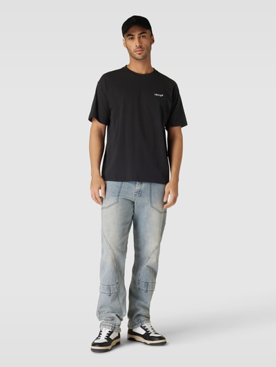 Levi's® T-shirt met labelstitching Zwart - 1