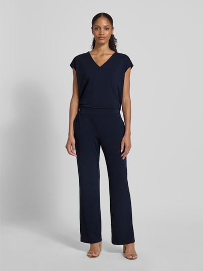 someday. Regular Fit Jumpsuit mit V-Ausschnitt Modell 'Celaria' Dunkelblau 4