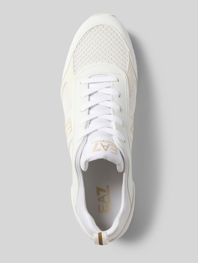 EA7 Emporio Armani Sneaker mit Label-Details Modell 'BLACK AND WHITE' Weiss 3