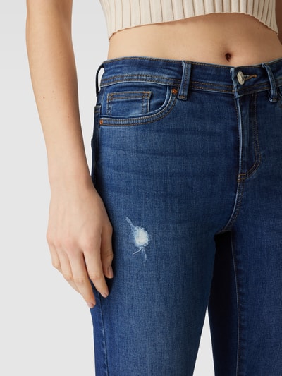 Only Skinny Fit Jeans im Destroyed-Look Modell 'WAUW' Jeansblau 3