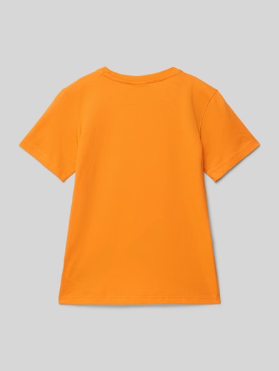 CHAMPION T-shirt met labelprint Oranje - 3