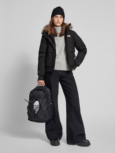 The North Face Jack met labelstitching, model 'Artic Bomber' Zwart - 1