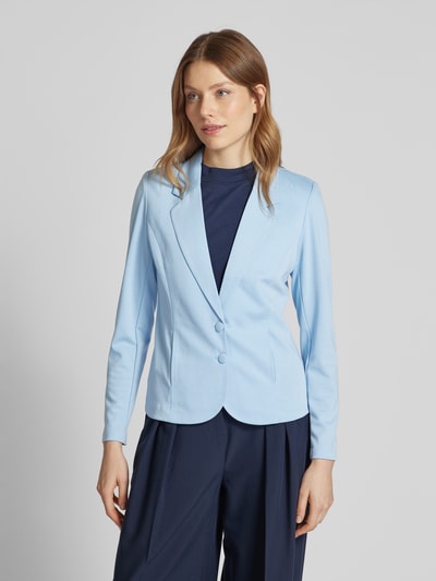 FREE/QUENT Blazer mit 2-Knopf-Leiste und Viskose-Anteil Modell 'NANNI' Hellblau 4