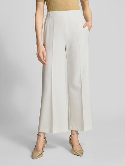 Windsor Spodnie materiałowe o kroju slim fit w kant Złamany biały 4