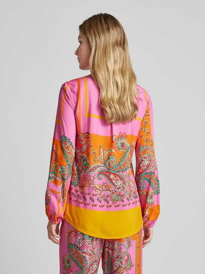 Emily Van den Bergh Bluse mit Paisley-Muster Pink 5