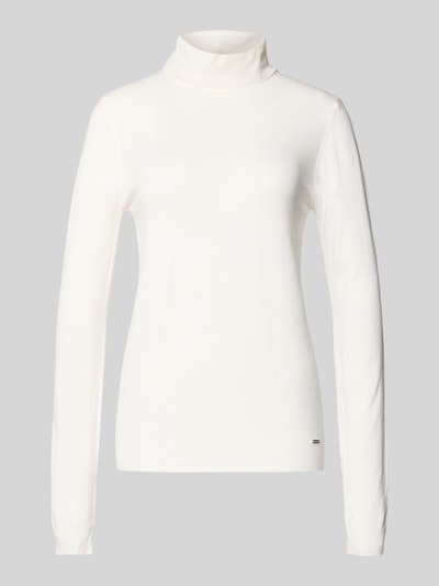 More & More Golf z mieszanki wiskozy z detalem z logo Złamany biały 2