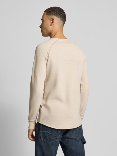 G-Star Raw Pullover mit Label-Detail Modell 'Jirgi' Offwhite 5