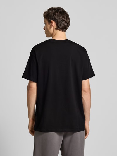 Carhartt Work In Progress T-Shirt mit Label-Stitching Black 5