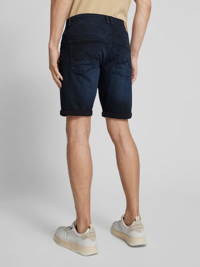 Petrol Szorty jeansowe o kroju regular fit z 5 kieszeniami model ‘BULLSEYE’ Ciemnoniebieski 5