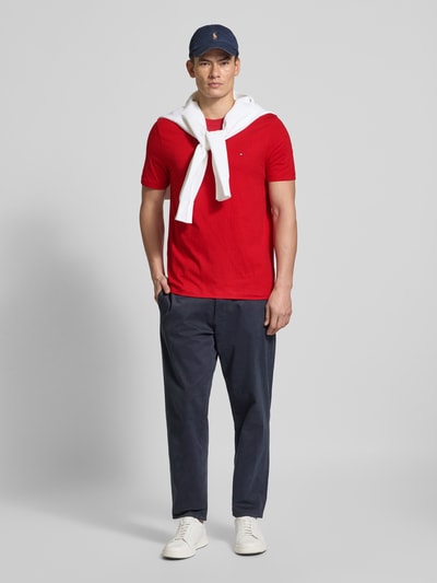Tommy Hilfiger Regular Fit T-Shirt aus reiner Baumwolle Rot 1
