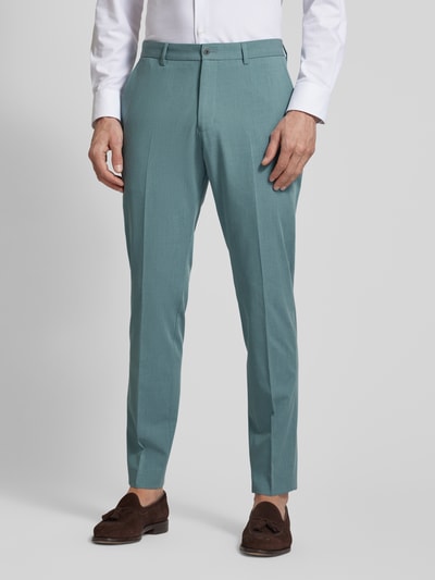 s.Oliver BLACK LABEL Regular fit pantalon met stretch-keper Aquablauw - 4