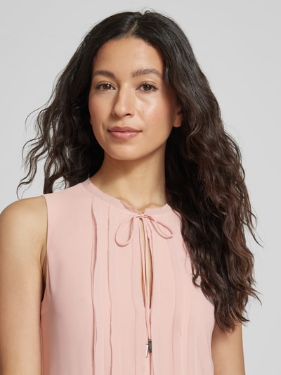 BOSS Orange Maxikleid mit Volantsaum Modell 'Denon' Pink 3