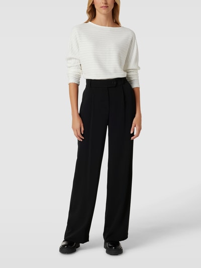 Jake*s Collection Hose mit Bundfalten Black 1