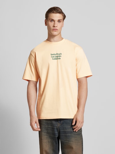 Only & Sons T-shirt met ronde hals Abrikoos - 4