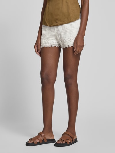 Vero Moda Regular Fit Shorts aus Baumwoll-Mix Modell 'HONEY' Weiss 4