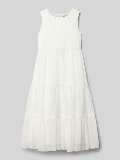 Happy Girls Regular fit maxi-jurk met kant Ecru - 1