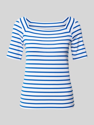 Marc Cain T-Shirt mit Karree-Ausschnitt Royal 2