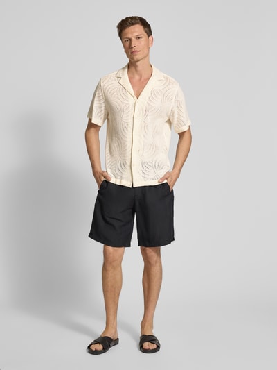 Strellson Regular Fit Freizeithemd mit 1/2-Arm Modell 'Cliro' Offwhite 1