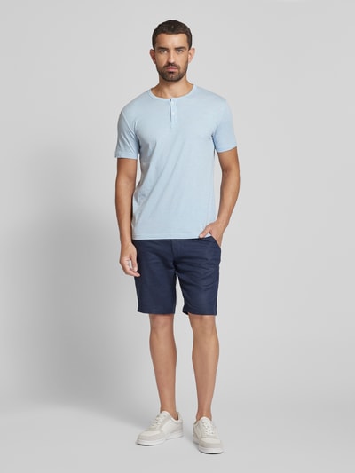 Marc O'Polo T-shirt met ronde hals Lichtblauw - 1