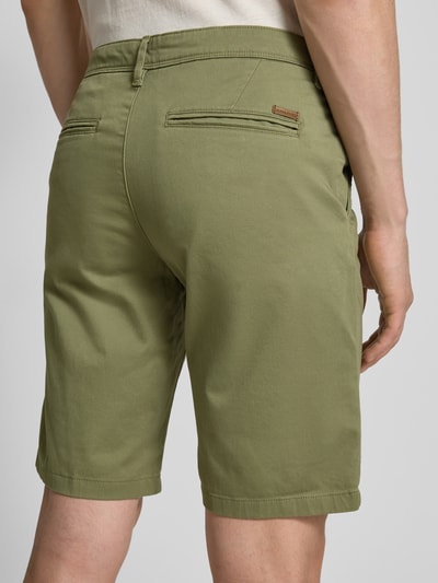 Jack & Jones Regular fit bermuda met steekzakken, model 'IBOWIE' Olijfgroen - 3