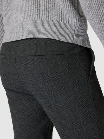 Selected Homme Slim Fit Chino mit Glencheck-Muster Modell 'ROBERT' Mittelgrau 3