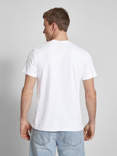 G-Star Raw T-Shirt mit Label-Print Weiss 5