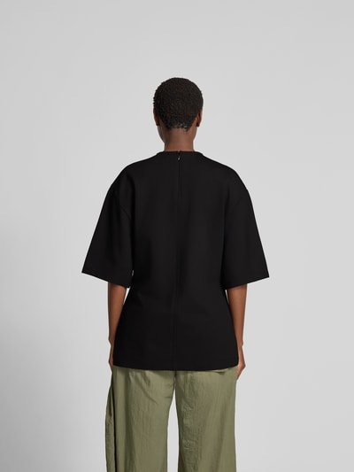 Filippa K Oversized T-Shirt aus Viskose-Mix Black 5