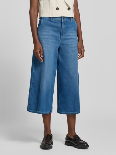MAC Wide Fit Jeans in verkürzter Passform Modell 'Ella' Blau 4