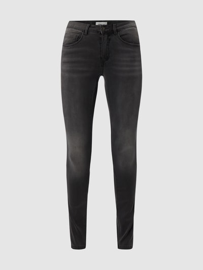 Only Stone-washed skinny fit jeans Middengrijs - 1