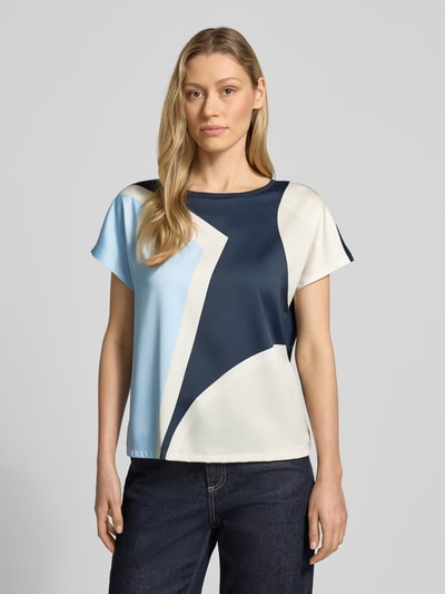 s.Oliver BLACK LABEL Oversized T-Shirt aus Viskose-Mix Hellblau 4