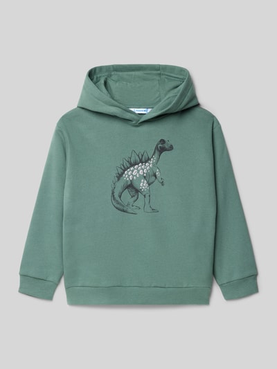Mayoral Regular Fit Hoodie mit Motiv-Print Gruen 1