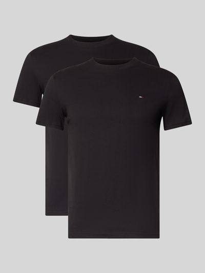 Tommy Jeans Slim Fit T-Shirt Set aus reiner Baumwolle im 2er-Pack BLACK 2
