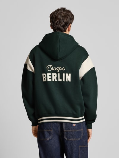 PROHIBITED Sweatjack met capuchon Donkergroen - 5