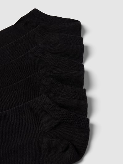 camano Sneakersocken mit Rippenbündchen im 5er-Pack Black 2