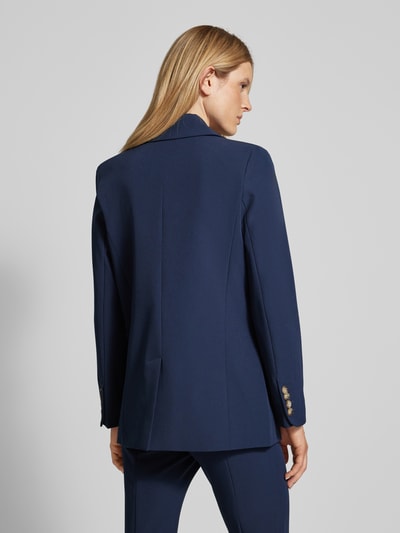 Be Pure Dutch Blazer met paspelzak op de borst Marineblauw - 5