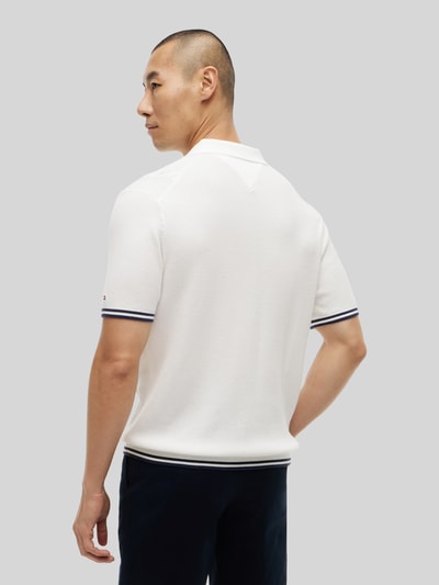 Tommy Hilfiger Koszulka polo o kroju regular fit z czystej bawełny Złamany biały 5