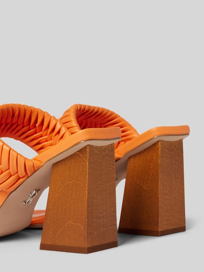 Steve Madden Sandalette mit Blockabsatz Modell 'RAVER' Orange 2