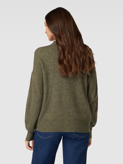 Esprit Strickpullover mit Strukturmuster Khaki 5