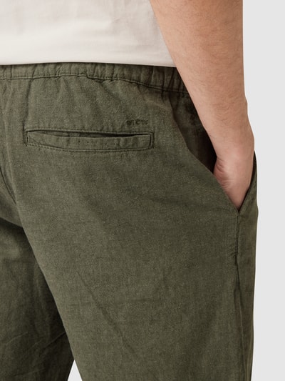 MCNEAL Shorts mit elastischem Bund Olivgrün 3