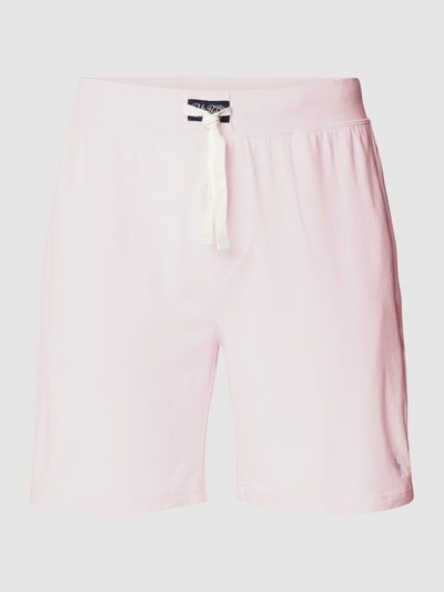 Polo Ralph Lauren Underwear Slim Fit Sweatshorts mit Logo-Stitching Modell 'SUMMER' Rosa 2