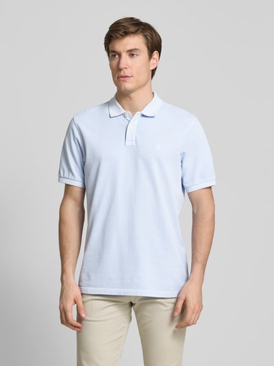 Marc O'Polo Koszulka polo o kroju regular fit z czystej bawełny z wyhaftowanym logo Błękitny 4