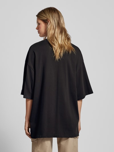 Review Essentials oversized T-shirt met logo Zwart - 5