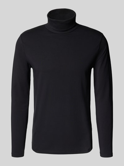 Lindbergh Shirt met lange mouwen en col Zwart - 2