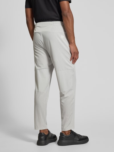 EA7 Emporio Armani Stoffen broek met elastische band Lichtgrijs - 5
