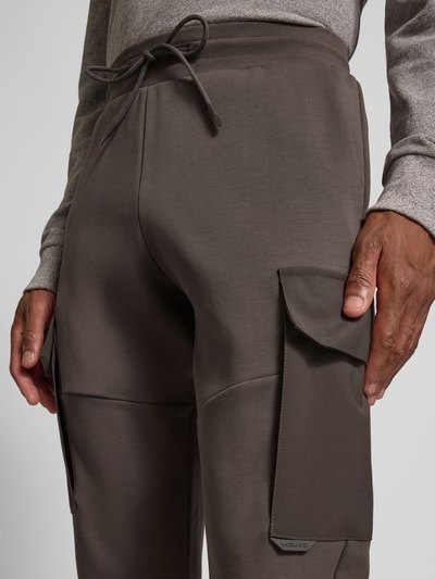 Antony Morato Slim Fit Sweatpants mit Cargotaschen Oliv 3