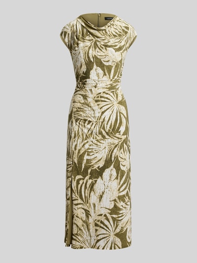 Lauren Ralph Lauren Figurbetontes Freizeitkleid in Midi-Länge Oliv 2